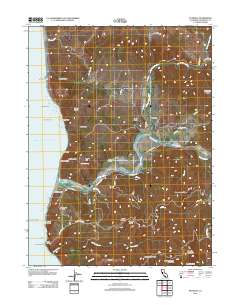 Petrolia 2012 topographic map thumbnail