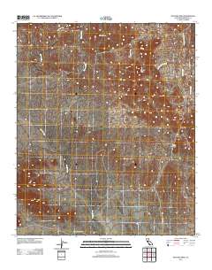 Picacho Peak 2012 topographic map thumbnail