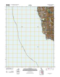 Pigeon Point 2012 topographic map thumbnail