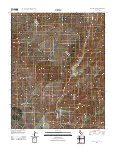 Pinalito Canyon 2012 topographic map thumbnail