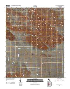Pinto Mountain 2012 topographic map thumbnail