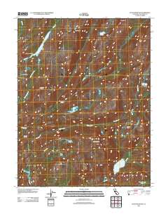Piute Mountain 2012 topographic map thumbnail