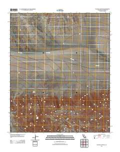 Placer Canyon 2012 topographic map thumbnail
