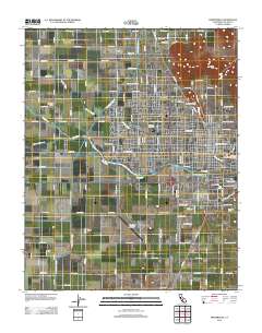 Porterville 2012 topographic map thumbnail