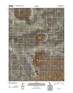 Ravendale 2012 topographic map thumbnail