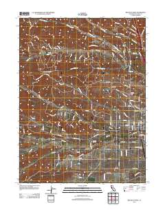 Red Bluff West 2012 topographic map thumbnail
