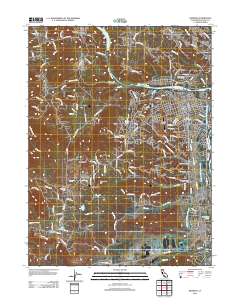 Redding 2012 topographic map thumbnail