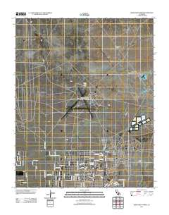 Ridgecrest North 2012 topographic map thumbnail