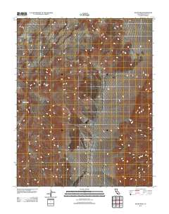 Saline Peak 2012 topographic map thumbnail