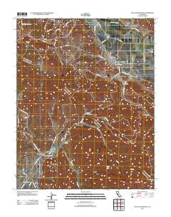 San Juan Bautista 2012 topographic map thumbnail