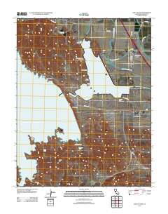 San Luis Dam 2012 topographic map thumbnail