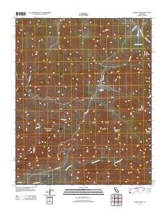 Lamont Peak 2012 topographic map thumbnail