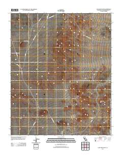 Lane Mountain 2012 topographic map thumbnail