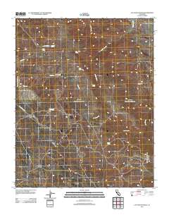 Las Yeguas Ranch 2012 topographic map thumbnail