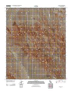 Lavic SE 2012 topographic map thumbnail