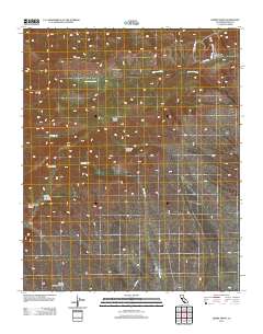 Liebre Twins 2012 topographic map thumbnail