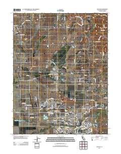 Lincoln 2012 topographic map thumbnail