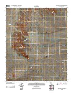 Little Mule Mountains 2012 topographic map thumbnail