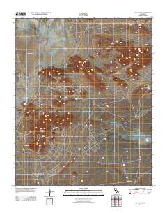 Lone Butte 2012 topographic map thumbnail