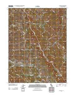 Longvale 2012 topographic map thumbnail