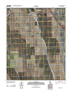 Lost Hills 2012 topographic map thumbnail