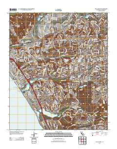 San Luis Rey 2012 topographic map thumbnail