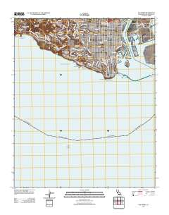 San Pedro 2012 topographic map thumbnail