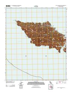 Santa Catalina West 2012 topographic map thumbnail