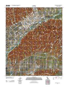 Santa Paula 2012 topographic map thumbnail