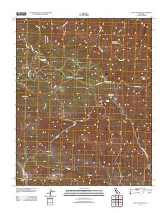 Santa Rita Peak 2012 topographic map thumbnail