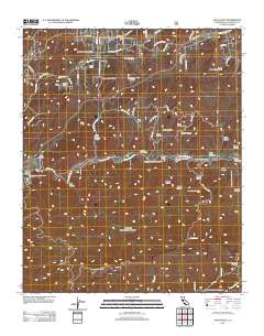 Agua Dulce 2012 topographic map thumbnail