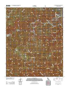 Alamo Mountain 2012 topographic map thumbnail