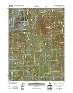 Antelope Mountain 2012 topographic map thumbnail
