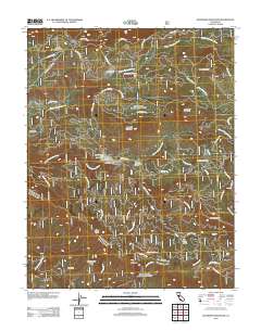 Ascension Mountain 2012 topographic map thumbnail