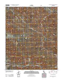 Ballinger Canyon 2012 topographic map thumbnail