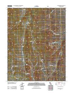 Banner Ridge 2012 topographic map thumbnail