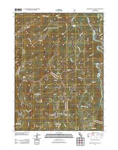 Bark Shanty Gulch 2012 topographic map thumbnail