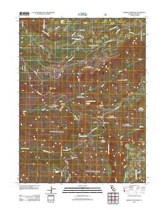 Barkley Mountain 2012 topographic map thumbnail