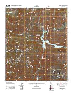 Barrett Lake 2012 topographic map thumbnail