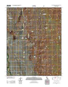Bee Springs Canyon 2012 topographic map thumbnail