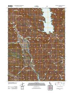 Benmore Canyon 2012 topographic map thumbnail