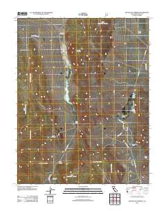 Benton Hot Springs 2012 topographic map thumbnail