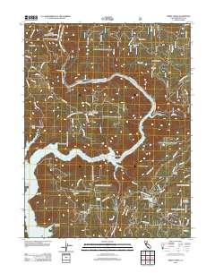 Berry Creek 2012 topographic map thumbnail