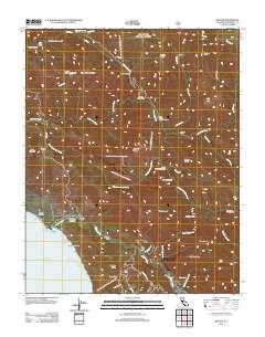 Big Sur 2012 topographic map thumbnail