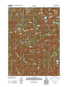 Billys Peak 2012 topographic map thumbnail