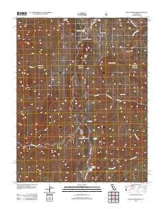 Blanco Mountain 2012 topographic map thumbnail
