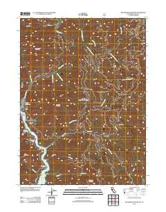 Bollibokka Mountain 2012 topographic map thumbnail