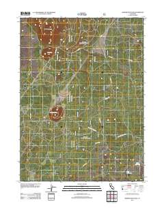 Border Mountain 2012 topographic map thumbnail