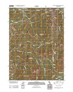 Broken Rib Mountain 2012 topographic map thumbnail