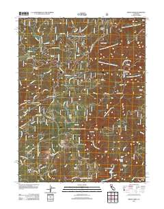 Brush Creek 2012 topographic map thumbnail